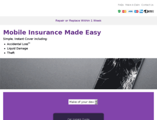 mobileinsurance.co.uk screenshot