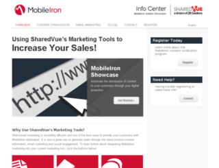 mobileiron-staging.sharedvue.net screenshot