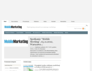 mobilemarketing.pl screenshot