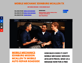 mobilemechanicmcallentx.com screenshot