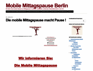 mobilemittagspause.wordpress.com screenshot