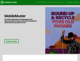 mobilemuster.com.au screenshot