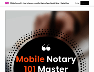 mobilenotary101.com screenshot