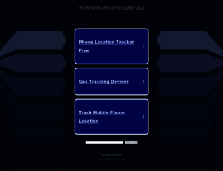 mobilenumberlocator.biz screenshot