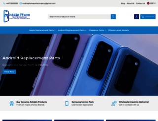 mobilephonepartscompany.com screenshot