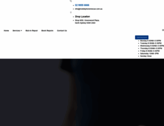 mobilephonerescue.com.au screenshot