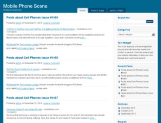mobilephonescene.com screenshot