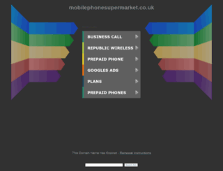 mobilephonesupermarket.co.uk screenshot