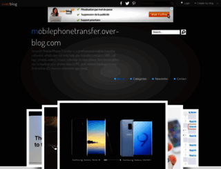 mobilephonetransfer.over-blog.com screenshot