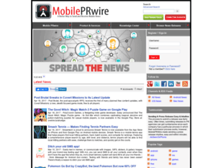 mobileprwire.com screenshot