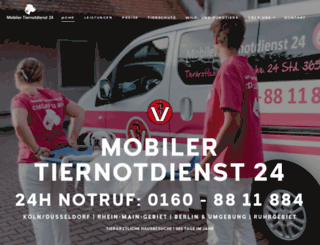 mobiler-tiernotdienst24.de screenshot