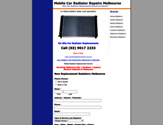 mobileradiatorrepairs.com.au screenshot