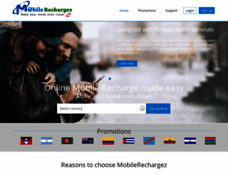 mobilerechargez.com screenshot