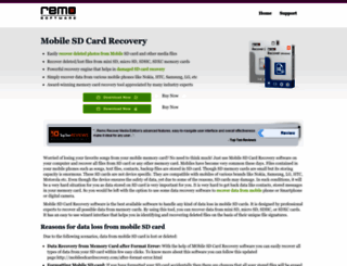 mobilesdcardrecovery.com screenshot