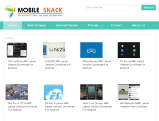 mobilesnack.net screenshot