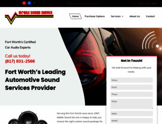 mobilesoundservice.com screenshot