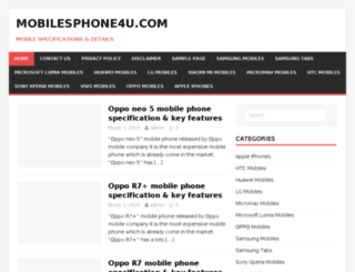 mobilesphone4u.com screenshot