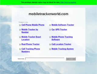 mobiletrackerworld.com screenshot