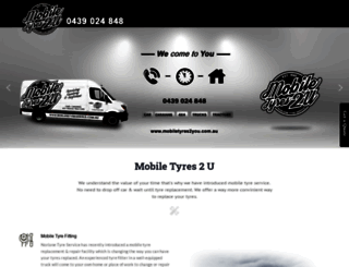 mobiletyres2you.com.au screenshot