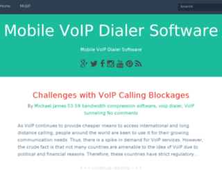 mobilevoipdialersoftware.blogspot.in screenshot