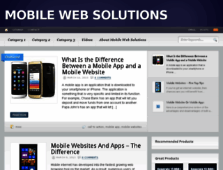 mobilewebsolutions.co.uk screenshot