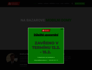 mobilheimcentrum.cz screenshot