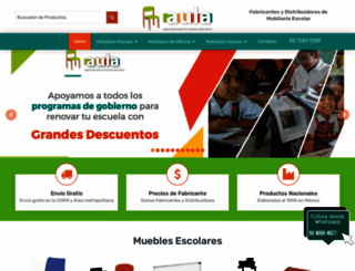 mobiliarioescolar.mx screenshot