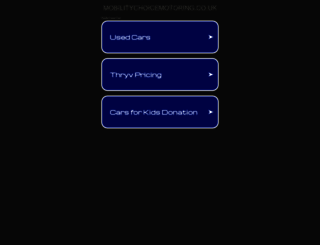 mobilitychoicemotoring.co.uk screenshot