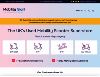 mobilitygiant.co.uk screenshot
