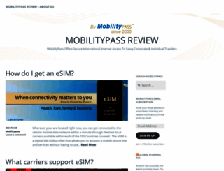 mobilitypass.wordpress.com screenshot