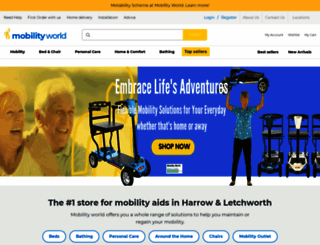 mobilityworld.co.uk screenshot
