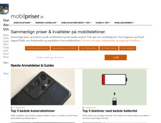 mobilpriser.dk screenshot