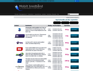 mobilt-bredband.dk screenshot