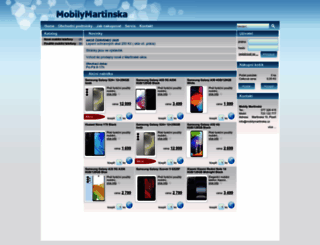 mobilymartinska.cz screenshot