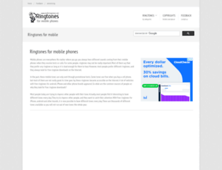 mobiringtones.net screenshot