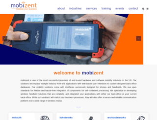 mobizent.net screenshot