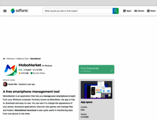 mobomarket.en.softonic.com screenshot