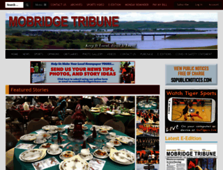 mobridgetribune.com screenshot