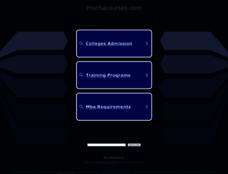 mochacourses.com screenshot