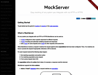 mock-server.com screenshot