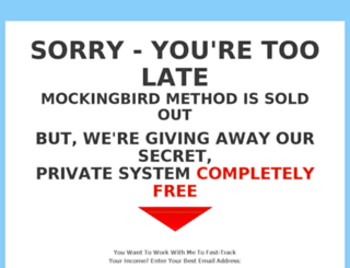 mockingbirdmethod.net screenshot