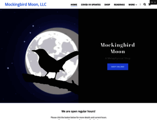 mockingbirdmoonshop.com screenshot