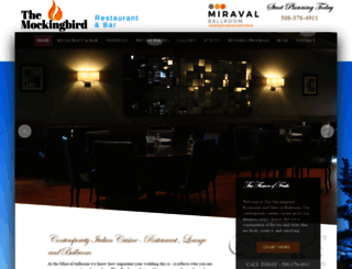 mockingbirdrestaurant.com screenshot