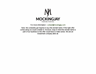 mockingjay.com screenshot