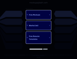 mockupsplash.com screenshot