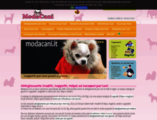 modacani.it screenshot