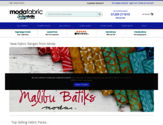 modafabric.co.uk screenshot