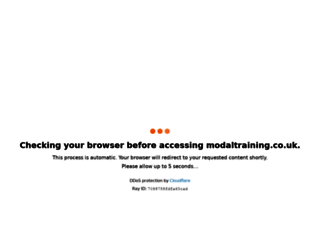 modaltraining.co.uk screenshot
