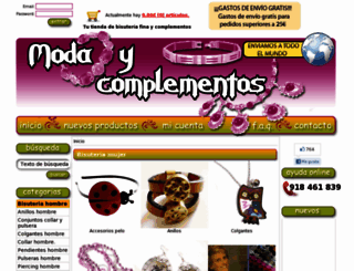 modaycomplementos.com screenshot