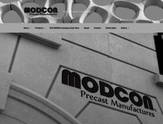 modconprecast.co.za screenshot